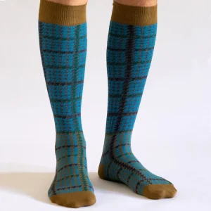 Dandy Street - shop online - accessori uomo calzini uomo cotone - calzini eleganti e classici - Principe di Galles Light Blue