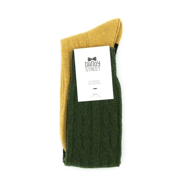 Calzino uomo in cashmere 03 Marrone