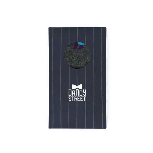 Calzino uomo in cotone 04 Grigio