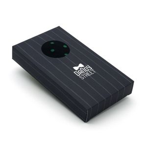 Calzini classici ed eleganti da uomo con stilosi pois in caldo cotone