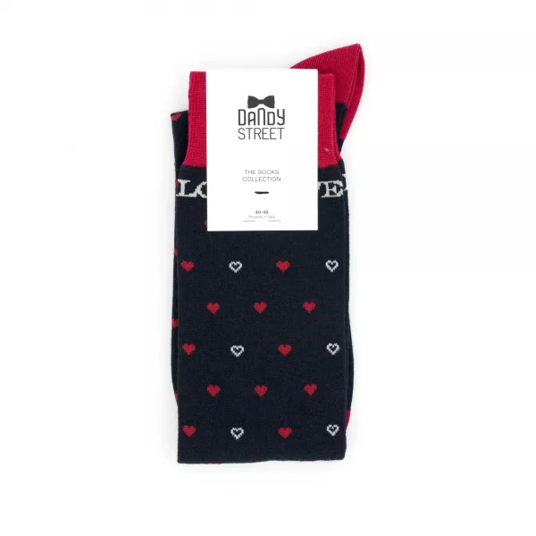 Dandy Street - shop online - calzino uomo cotone - box regalo per lui per San Valentino - idea ragalo uomo
