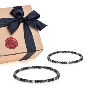 Dandy Street - shop online - gioielli uomo - Idea regalo per San Valentino per lei e per lui - Box regalo bracciali con pietre naturali - Braciale elastico - Bracciali regalo di San Valentino - Box #09