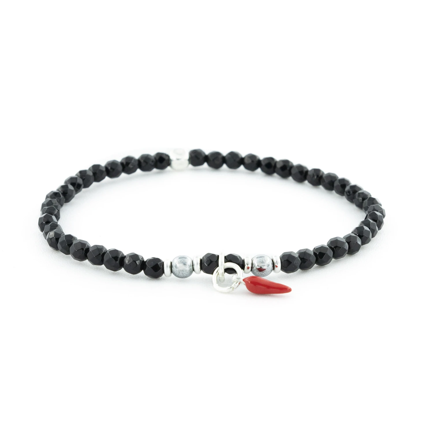 Dandy Street - shop online bracciali uomo di tendenza - bracciale con cornetto napoletano portafortuna - Serie Suerte