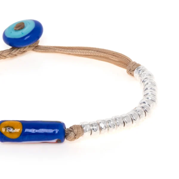Dandy Street - shop online bracciali uomo di tendenza - bracciale con perle di vetro di Murano - Rialto