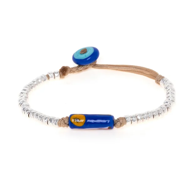 Dandy Street - shop online bracciali uomo di tendenza - bracciale con perle di vetro di Murano - Rialto