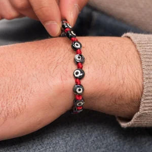 Dandy Street - shop online bracciali uomo di tendenza - bracciale da uomo con perle di ceramica - Serie Lucky
