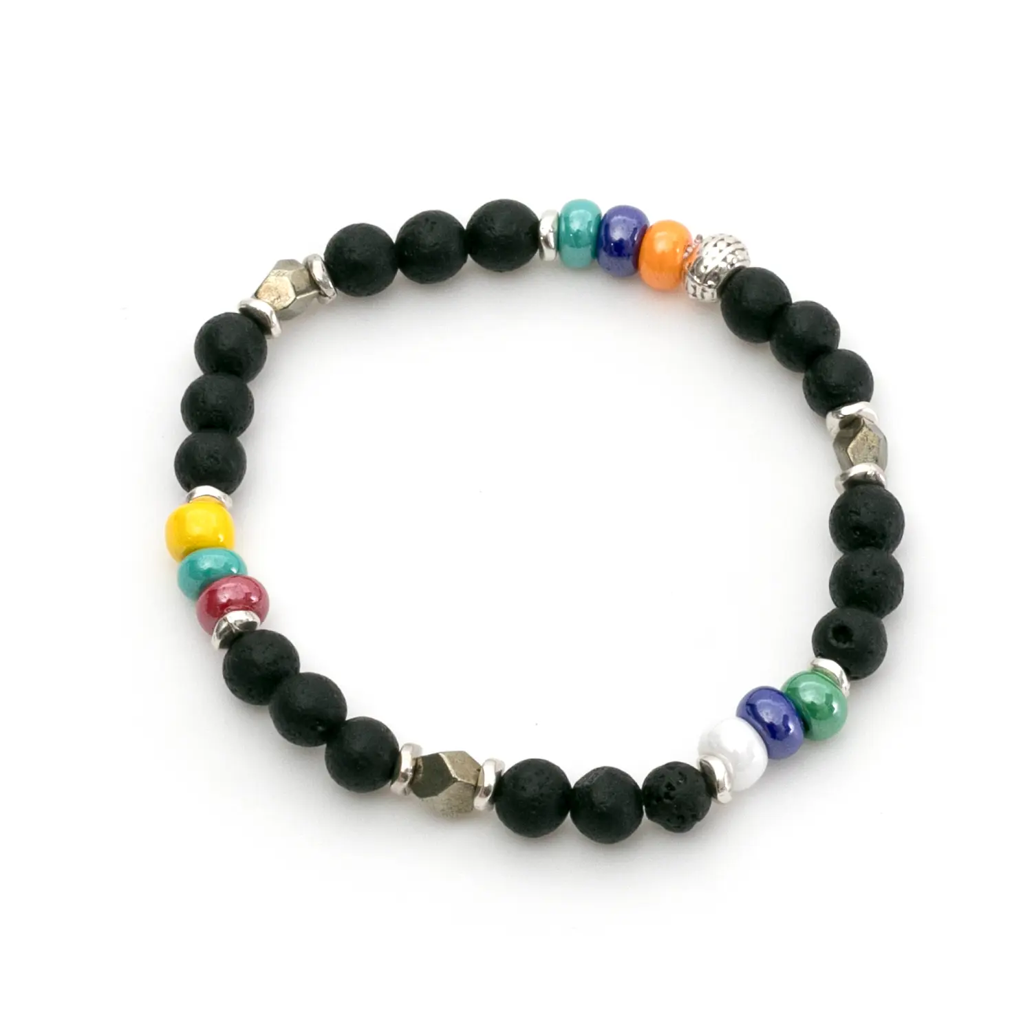 Dandy Street - shop online bracciali uomo di tendenza - bracciale elastico - bracciale estate con pietra lavica - Manitos Dandy Street - shop online bracciali uomo di tendenza - bracciale elastico - bracciale estate con pietra lavica - Manitos