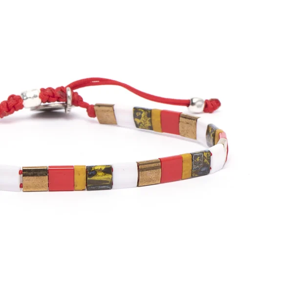 Dandy Street - shop online bracciali uomo di tendenza - bracciale regolabile con tila beads - Alwayn
