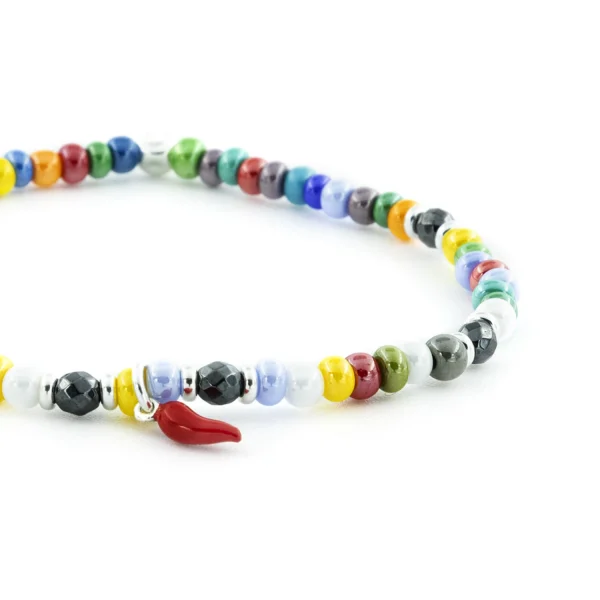 Dandy Street - shop online bracciali uomo di tendenza - bracciale suerte con pietre naturali - Serie Suerte
