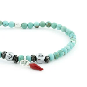 Dandy Street - shop online bracciali uomo di tendenza - bracciale uomo con cornetto portafortuna - Serie Suerte