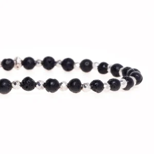 Dandy Street - shop online bracciali uomo di tendenza - bracciale uomo con pietra lavica - Thea