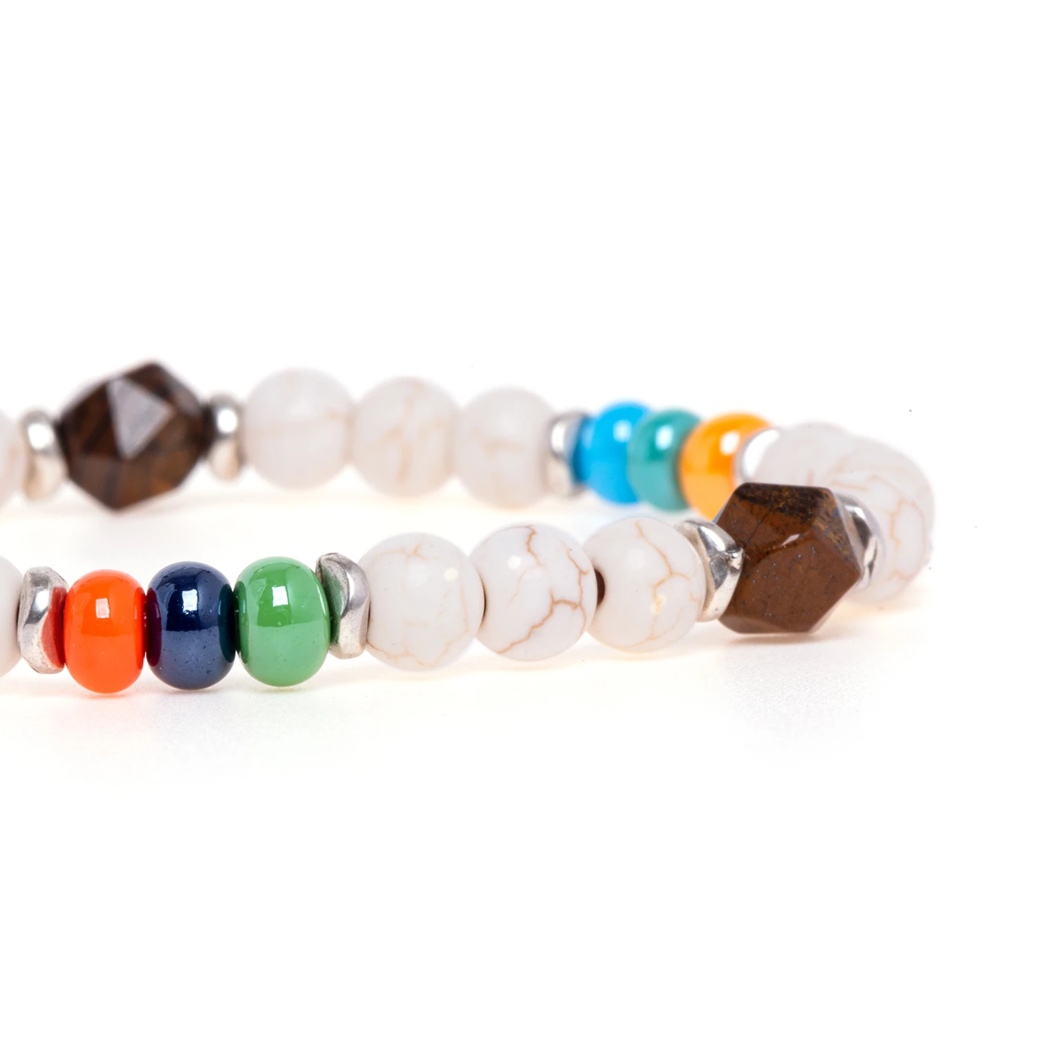 Dandy Street - shop online bracciali uomo di tendenza - bracciale elastico - bracciale uomo estate con pietre - Briskyl