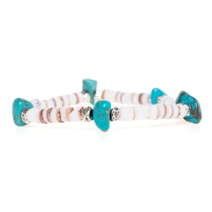 Dandy Street - shop online bracciali uomo di tendenza - bracciale elastico - bracciale uomo estivo con conchiglie - Artem