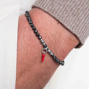 Dandy Street - shop online bracciali uomo di tendenza - bracciale uomo portafortuna argento 925 - Serie Suerte