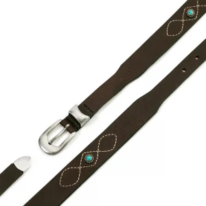 Dandy Street - vendita online - accessori uomo - cintura uomo cuoio - cintura artigianale - cintura pelle - cintura con cuoio di vitello toscano - Aquos