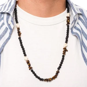 Collana uomo pietre naturali, Accessori Uomo