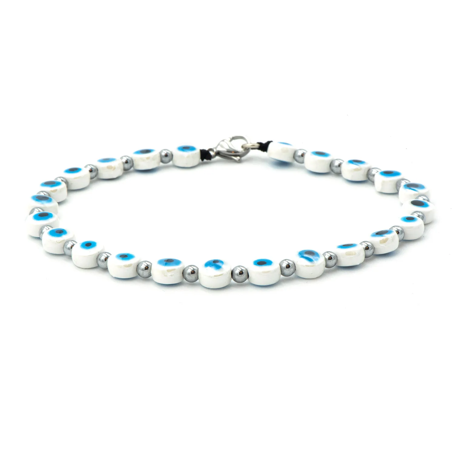 Dandy Street - shop online - cavigliera di tendenza made in italy - cavigliera da uomo accessorio estate - Lucky White Dandy Street - shop online - cavigliera di tendenza made in italy - cavigliera da uomo accessorio estate - Lucky White