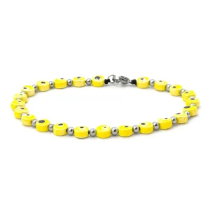 Dandy Street - shop online - cavigliera di tendenza made in italy - cavigliera da uomo per nuove avventure - Lucky Yellow