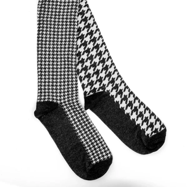 Dandy Street - shop online - accessori uomo calzini uomo cotone - calzino uomo con pied-de-poule