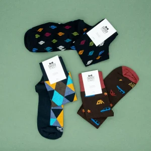 Dandy Street - shop online - accessori uomo - calzini uomo in cotone - calze eleganti - calzini fantasia - set di Natale - box Natalizio - calze uomo per regalo originale - Socks Box #02