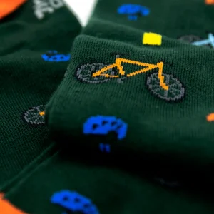 Dandy Street - shop online - accessori uomo calzini uomo cotone - calze da uomo in cotone con biciclette