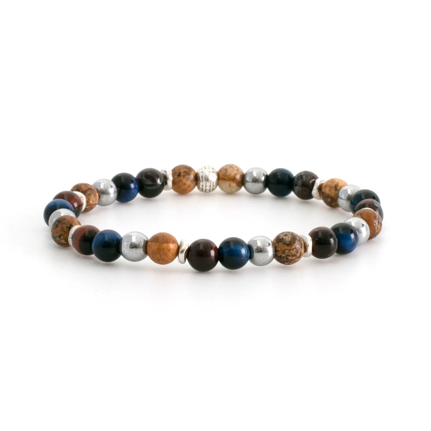 Imaginative Christmas gift for men - Bracelet with natural stones Dandy Street