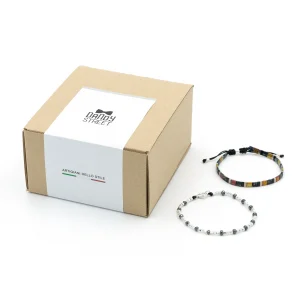 Dandy Street - shop online - accessori e gioielli uomo - set di due bracciali - Regalo da uomo elegante per anniversari - Gift Box #03