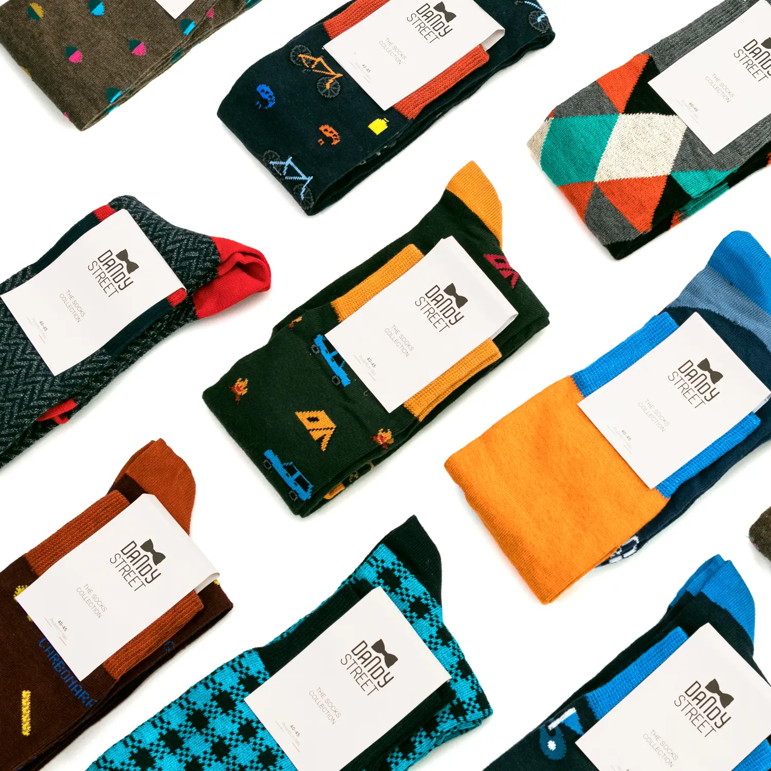 Dandy Street - shop online - accessori uomo - calzini uomo caldo cotone - Calze da uomo mystery pack - Mystery Socks Pack #06