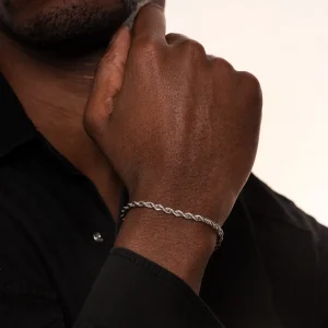 Dandy Street - shop online bracciali uomo di tendenza - Bracciale da uomo con catena torchon - Awos