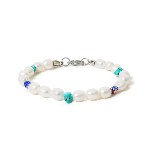 Dandy Street - shop online bracciali uomo di tendenza - Bracciale da uomo con perle - Pearl