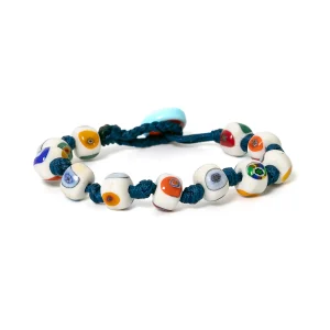 Bracciale da uomo con vetro di Murano