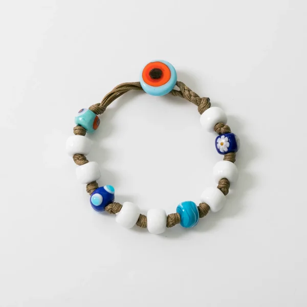 Dandy Street - shop online bracciali uomo di tendenza - Bracciali con Murrine veneziane - Bracciale da uomo elegante con murrine - Moros