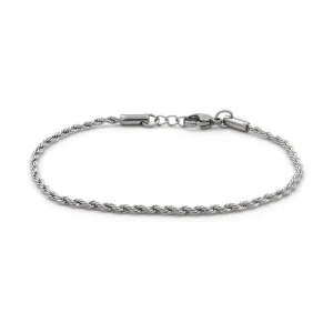 Dandy Street - shop online bracciali uomo di tendenza - Bracciale da uomo elegante in acciaio - Swans