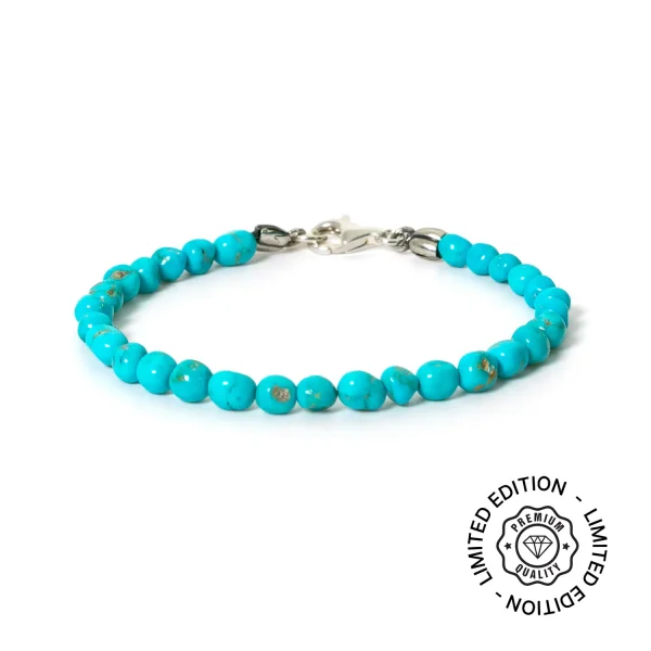 Dandy Street - shop online bracciali uomo di tendenza - Bracciale da uomo turchese - Arizzona