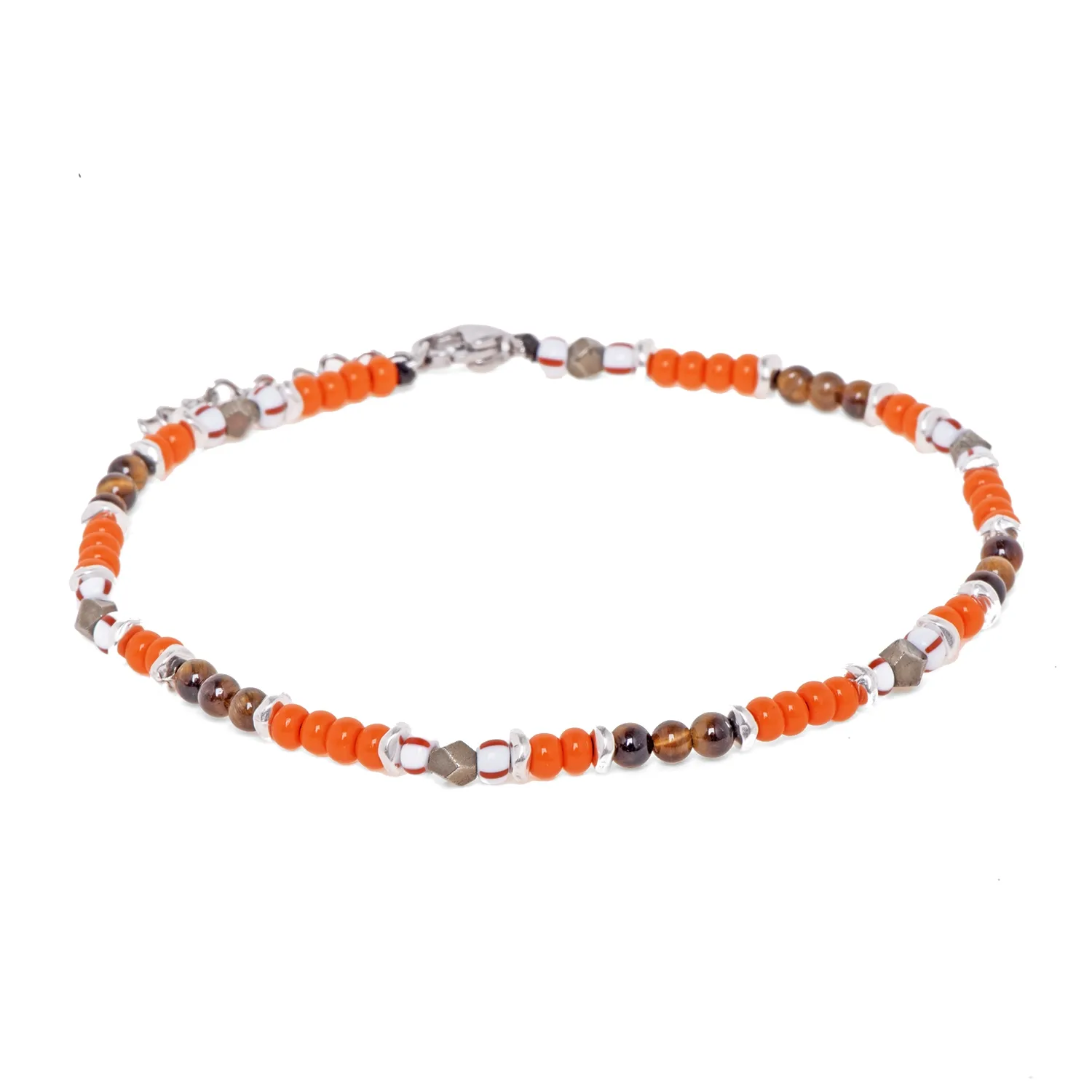 Dandy Street - shop online - cavigliera di tendenza con pietre naturali made in italy - cavigliera da uomo raffinata eleganza - Symphos