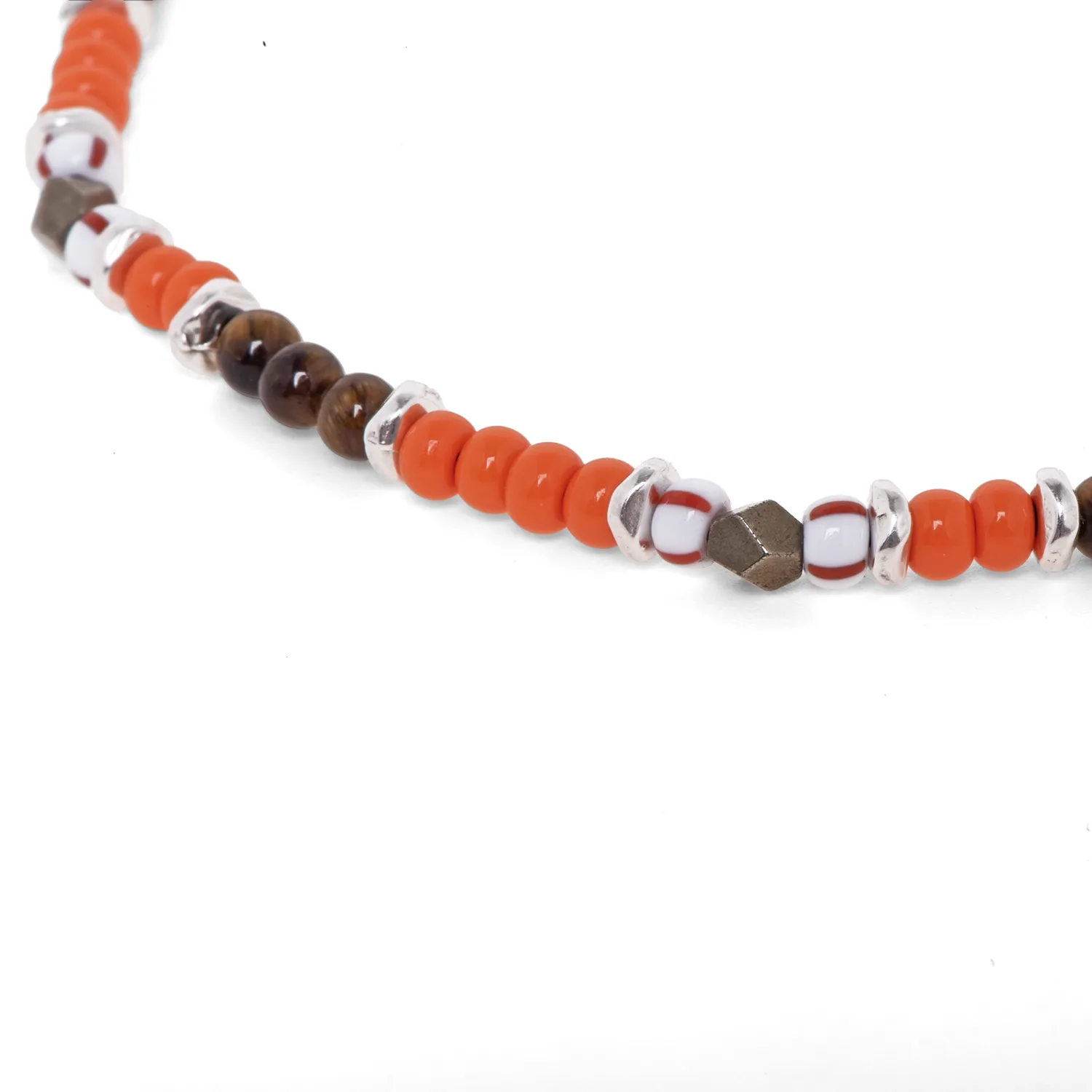 Dandy Street - shop online - cavigliera di tendenza con pietre naturali made in italy - cavigliera da uomo raffinata eleganza - Symphos