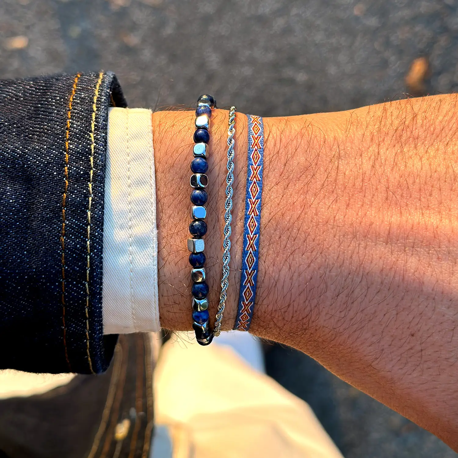 Dandy Street - shop online - accessori uomo bracciali uomo - Tris bracciali moderno e stiloso - Tris #23 Dandy Street - shop online - accessori uomo bracciali uomo - Tris bracciali moderno e stiloso - Tris #23