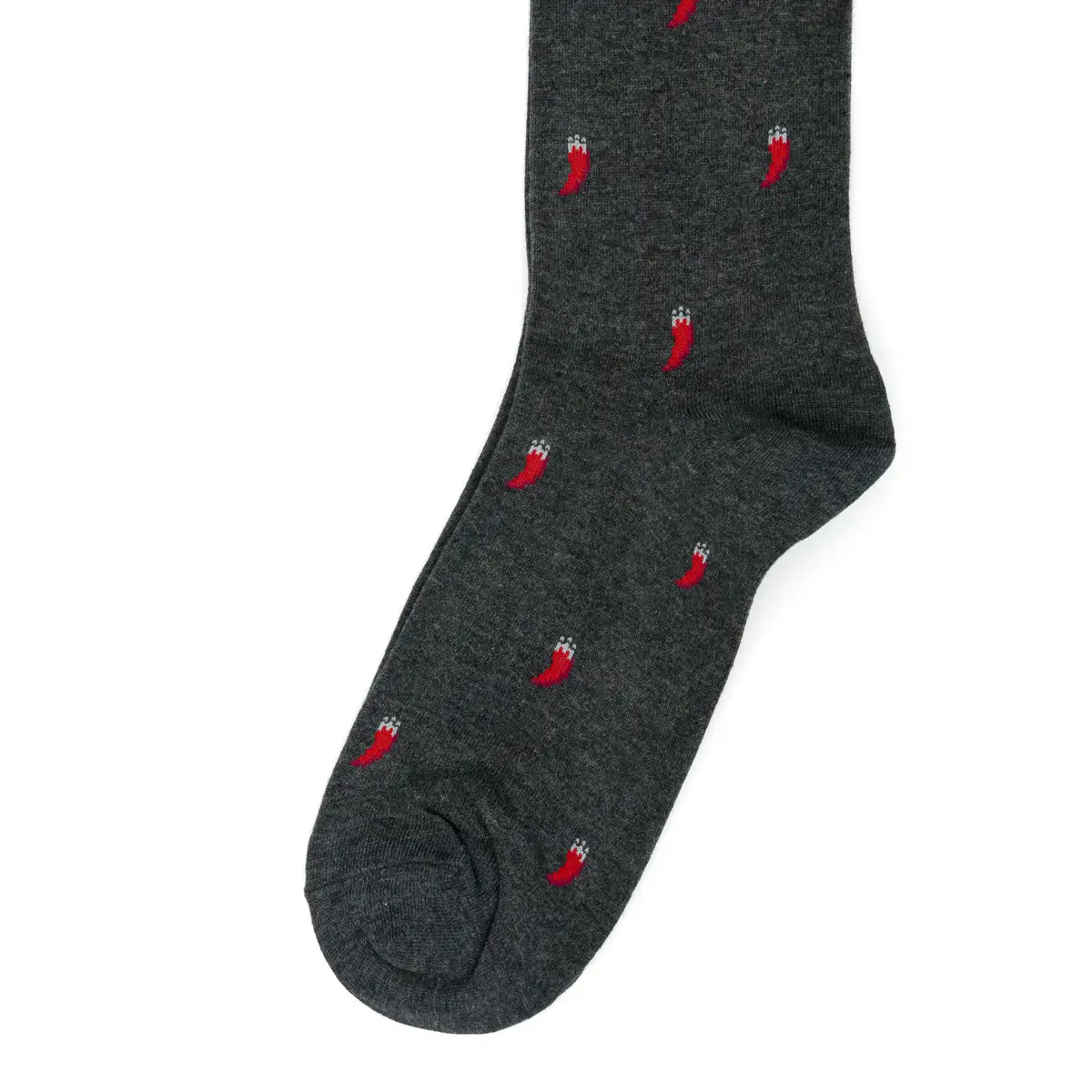 Dandy Street - shop online - accessori uomo calzini uomo cotone - Calze da uomo con cornetti portafortuna - Cornetto grey Dandy Street - shop online - accessori uomo calzini uomo cotone - Calze da uomo con cornetti portafortuna - Cornetto grey