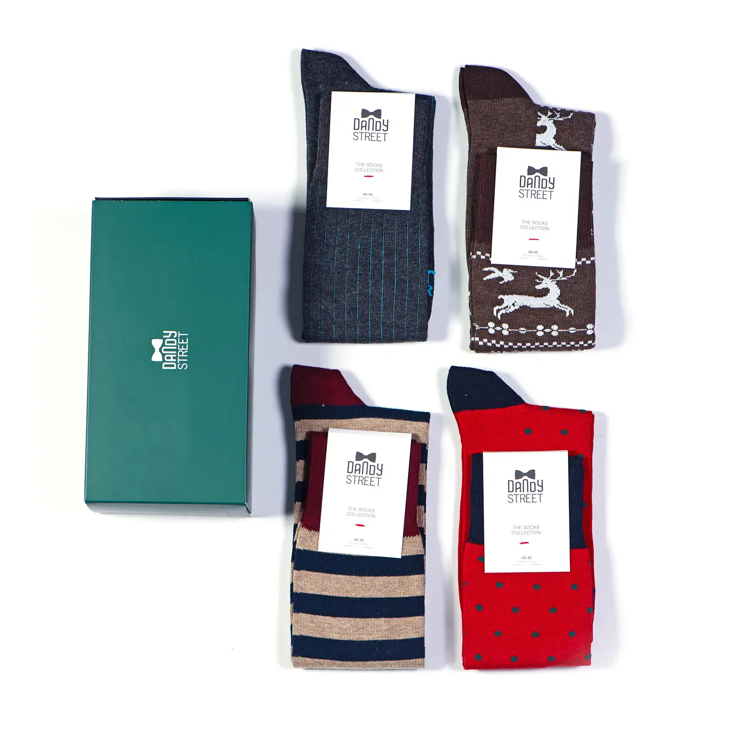 Dandy Street - shop online - accessori uomo - calzini uomo in cotone - Box calze da uomo di qualità - Socks Box #32 Dandy Street - shop online - accessori uomo - calzini uomo in cotone - Box calze da uomo di qualità - Socks Box #32