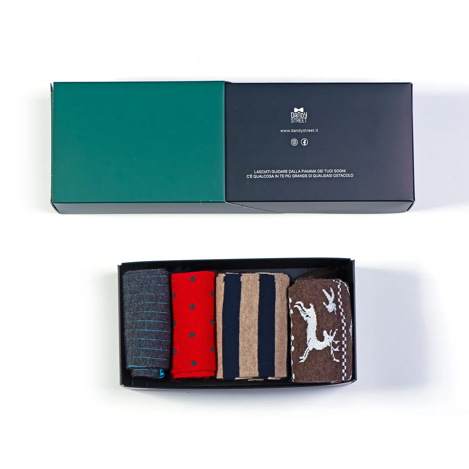 Dandy Street - shop online - accessori uomo - calzini uomo in cotone - Box calze da uomo di qualità - Socks Box #32 Dandy Street - shop online - accessori uomo - calzini uomo in cotone - Box calze da uomo di qualità - Socks Box #32