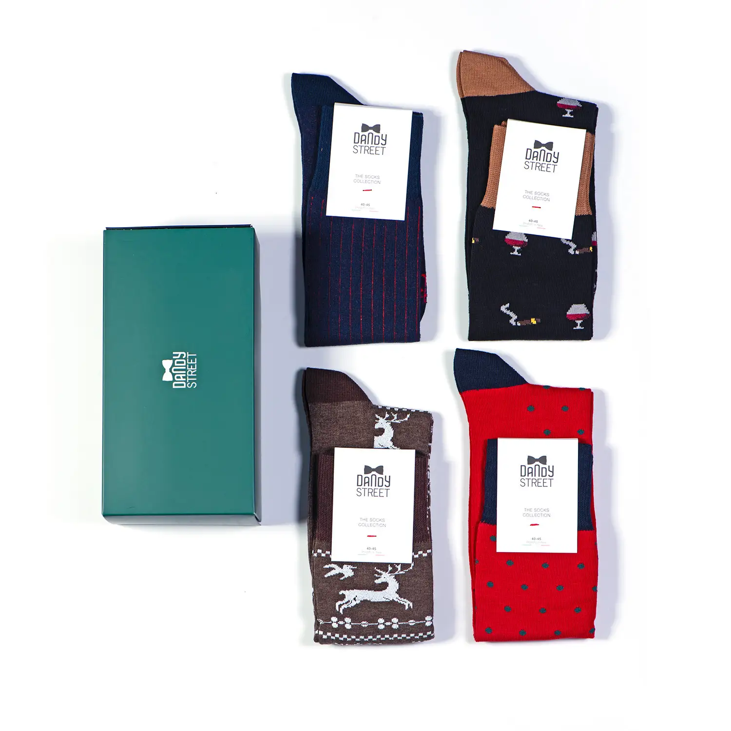 Dandy Street - shop online - accessori uomo - calzini uomo in cotone - Box calze da uomo originali - Socks Box #24 Dandy Street - shop online - accessori uomo - calzini uomo in cotone - Box calze da uomo originali - Socks Box #24