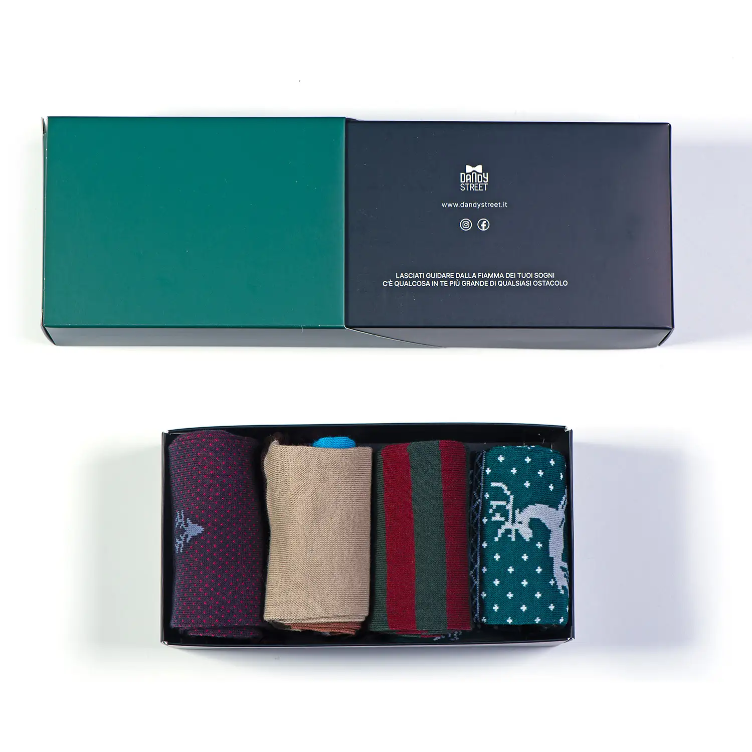 Dandy Street - shop online - accessori uomo - calzini uomo in cotone - Box calze dal design unico - Socks Box #19 Dandy Street - shop online - accessori uomo - calzini uomo in cotone - Box calze dal design unico - Socks Box #19