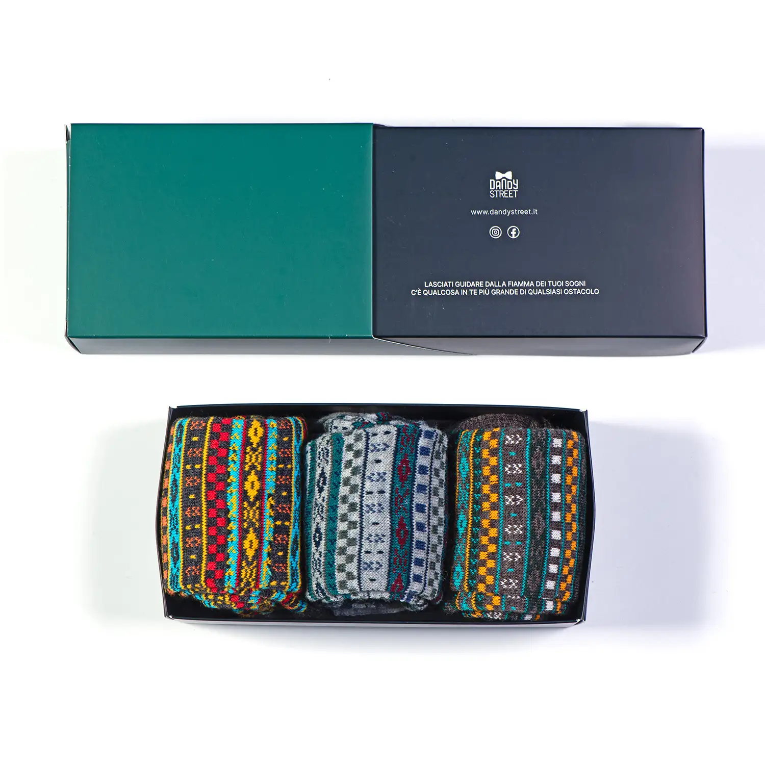 Dandy Street - shop online - accessori uomo - calzini uomo in cotone - Box calzini da uomo in lana - Socks Box #35 Dandy Street - shop online - accessori uomo - calzini uomo in cotone - Box calzini da uomo in lana - Socks Box #35