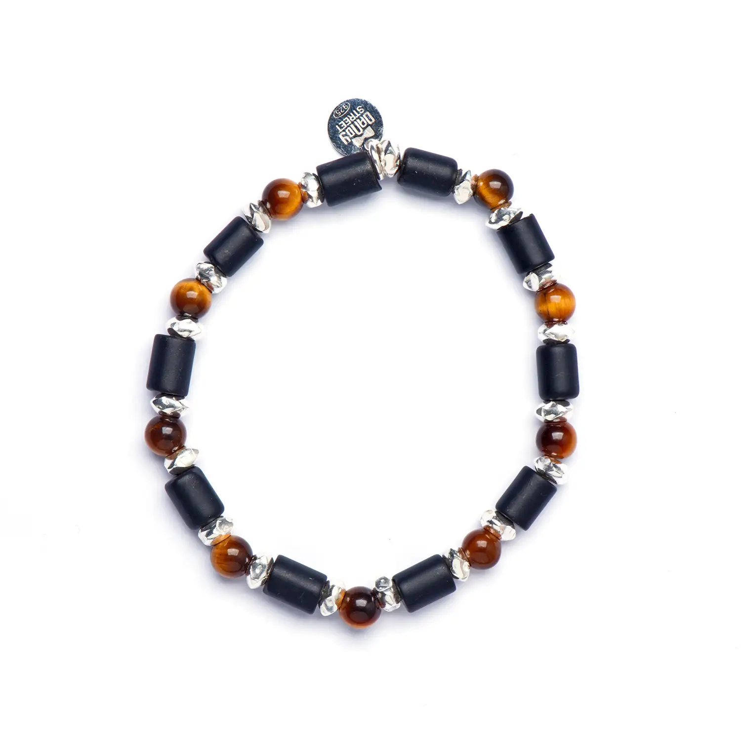 Dandy Street - shop online bracciali uomo di tendenza - Bracciale da uomo in argento e onice - Livio Dandy Street - shop online bracciali uomo di tendenza - Bracciale da uomo in argento e onice - Livio