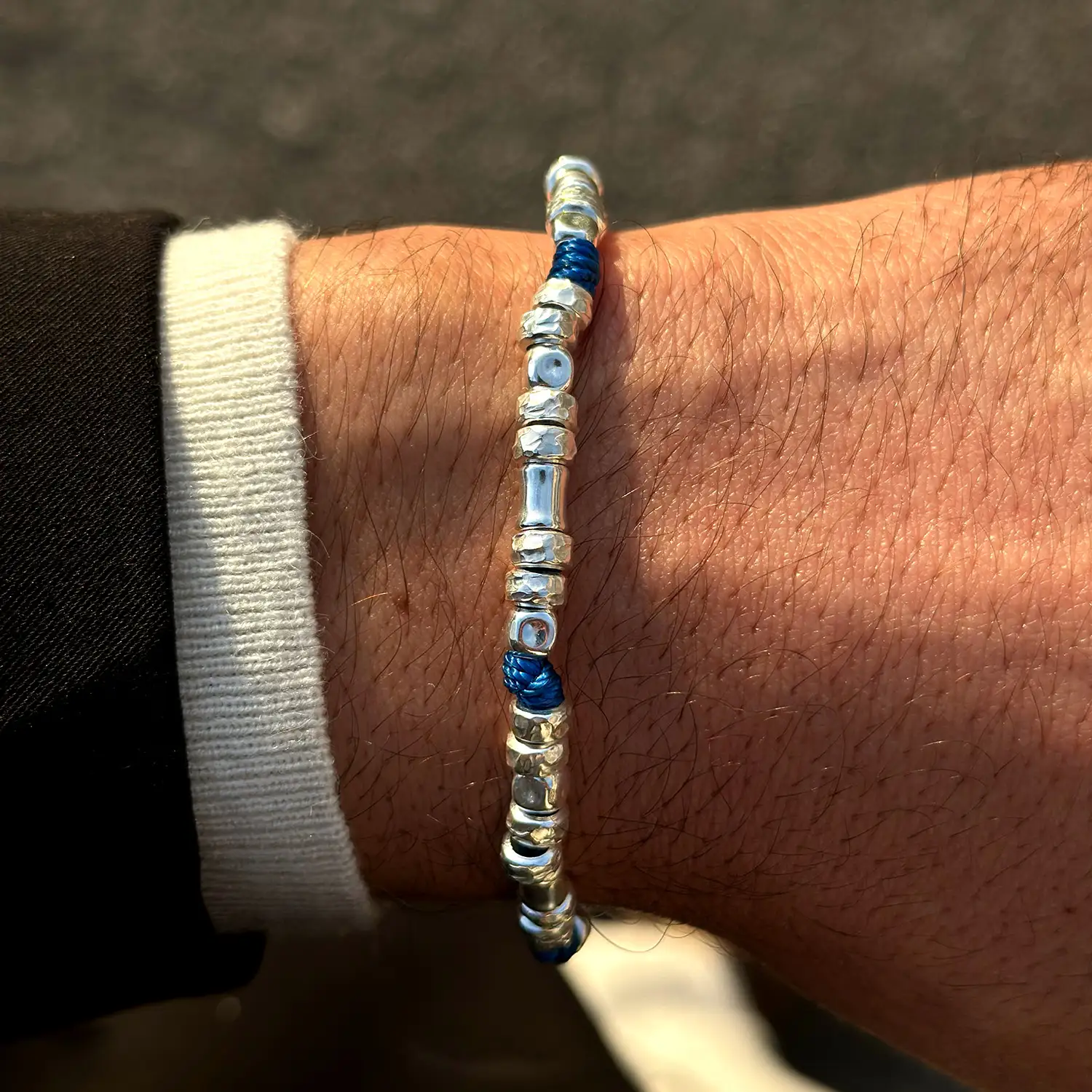 Dandy Street - shop online bracciali uomo di tendenza - Bracciale in argento elegante da uomo - Aike Dandy Street - shop online bracciali uomo di tendenza - Bracciale in argento elegante da uomo - Aike