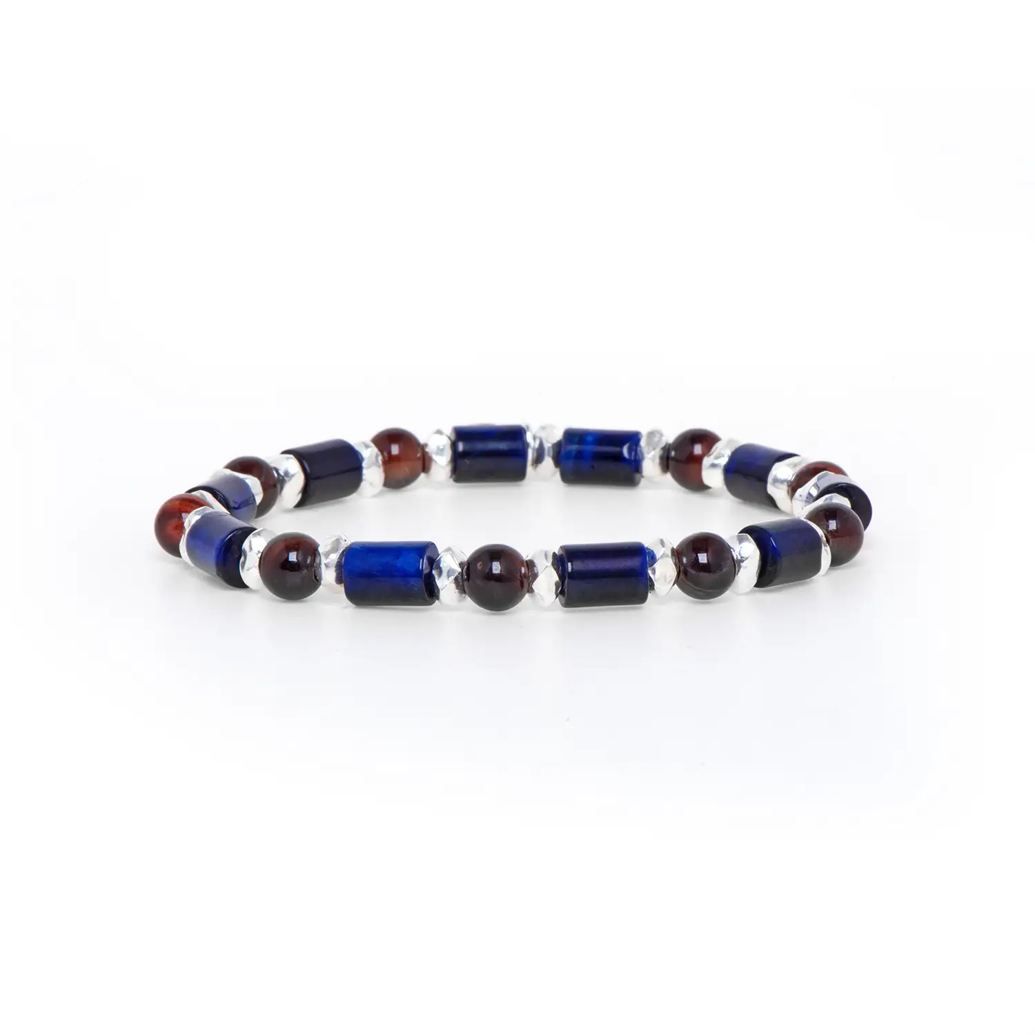 Dandy Street - shop online bracciali uomo di tendenza - Bracciale in argento e occhio di tigre - Adriano Dandy Street - shop online bracciali uomo di tendenza - Bracciale in argento e occhio di tigre - Adriano