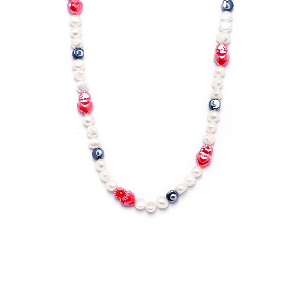Dandy Street - shop online - collane uomo con pietre naturali - Collana da uomo con occhio greco - Atek