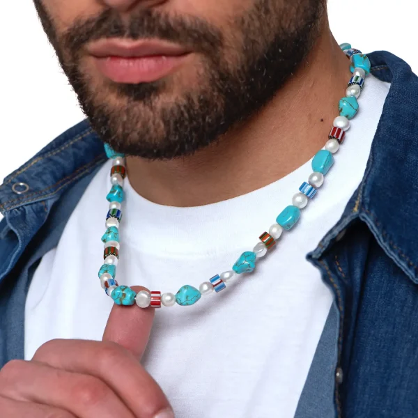 Dandy Street - shop online - collane uomo con pietre naturali - Collana da uomo dal carattere vibrante - Kalamb