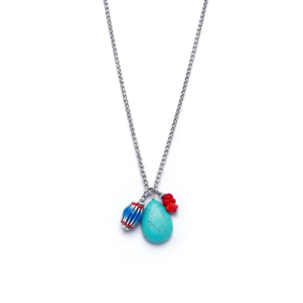 Dandy Street - shop online - collane uomo con pietre naturali - Collana da uomo esotica con pendenti - Phyr