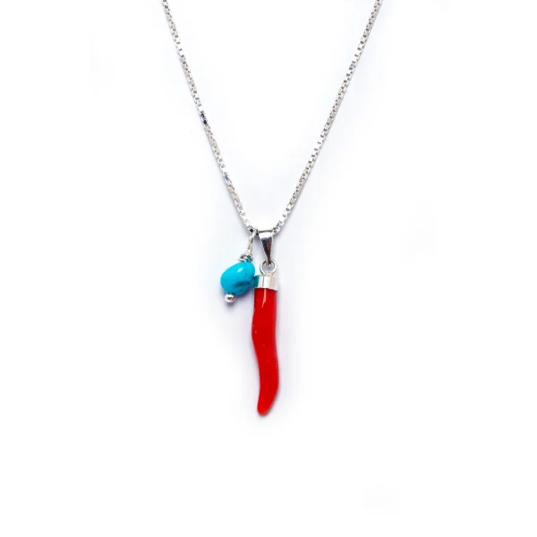 Dandy Street - shop online - collane uomo con pietre naturali - Collana da uomo in argento con pendenti - Horing